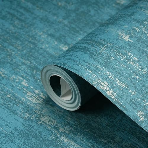 OPIGJUFD Tapete Wohnzimmer Solide, einfache, moderne Metallic-Tapetenrolle, Zement, Beton, Textur, Tapeten, Schlafzimmer, Wohnzimmer, Bekleidungsgeschäft, Wohnkultur(ZS901) von OPIGJUFD