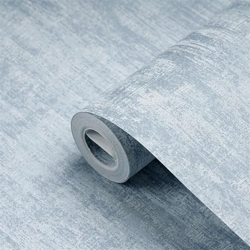 OPIGJUFD Tapete Wohnzimmer Solide, einfache, moderne Metallic-Tapetenrolle, Zement, Beton, Textur, Tapeten, Schlafzimmer, Wohnzimmer, Bekleidungsgeschäft, Wohnkultur(ZS905) von OPIGJUFD
