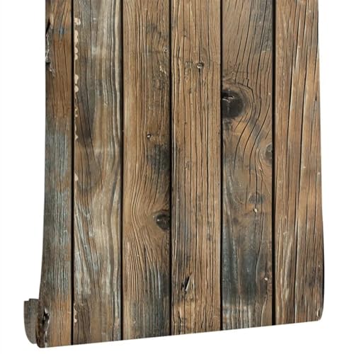 OPIGJUFD Tapete Wohnzimmer Wasserdichte Holz Vinyl Tapetenrolle Self Adhesive Decor Kontakt Papier Türen Schrank Desktop Moderne Möbel Dekorative Aufkleber(920381,45cm x 6m) von OPIGJUFD