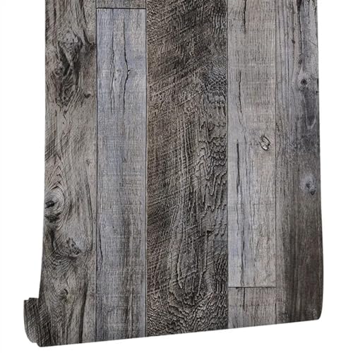 OPIGJUFD Tapete Wohnzimmer Wasserdichte Holz Vinyl Tapetenrolle Self Adhesive Decor Kontakt Papier Türen Schrank Desktop Moderne Möbel Dekorative Aufkleber(920481,45cm x 6m) von OPIGJUFD