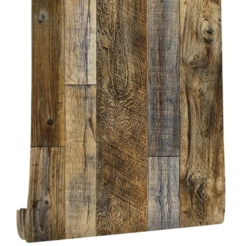 OPIGJUFD Tapete Wohnzimmer Wasserdichte Holz Vinyl Tapetenrolle Self Adhesive Decor Kontakt Papier Türen Schrank Desktop Moderne Möbel Dekorative Aufkleber(920482,45cm x 3.0m) von OPIGJUFD
