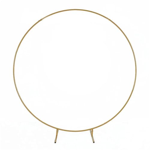 Traubogen Hochzeit Arche Metall Kreis Ständer Hochzeit Arche Rund Ballon Bogen Blume Gold Hintergrund Bogen DIY Rahmen Geburtstag Party Baby Dusche Dekoration(M) von OPIGJUFD