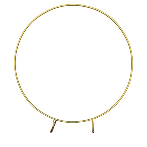 Traubogen Hochzeit Arche Metall Kreis Ständer Hochzeit Arche Rund Ballon Bogen Blume Gold Hintergrund Bogen DIY Rahmen Geburtstag Party Baby Dusche Dekoration(S) von OPIGJUFD