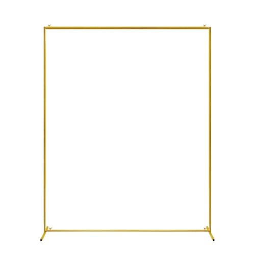 Traubogen Hochzeit Bogen Gold Hochzeitsbögen Quadratischer Hintergrundständer Metallballonbogenständer for Zeremonie Geburtstagsfeier Brautparty Dekoration(4.9FT X 6.6FT) von OPIGJUFD