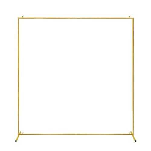 Traubogen Hochzeit Bogen Gold Hochzeitsbögen Quadratischer Hintergrundständer Metallballonbogenständer for Zeremonie Geburtstagsfeier Brautparty Dekoration von OPIGJUFD