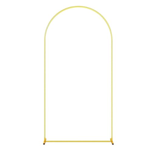 Traubogen Hochzeit Bogen Metall Gold Hochzeitsbogenständer 1 STÜCK 3,9 FT 5,9 FT 7,2 FT Hochzeitsbogenrahmen Hintergrund Zeremonie Dusche Dekorationen(80x180cm 5.91FT) von OPIGJUFD