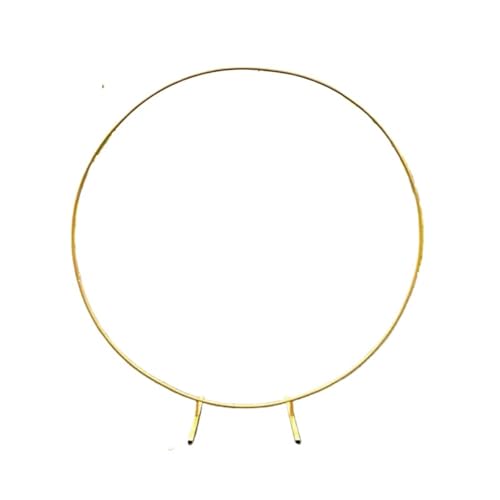 Traubogen Hochzeit Bogen Metall Hochzeit Arche Rund Ballon Ständer Party Dekoration Hintergrund Bogen Geburtstag Party Ballon Bogen Dekoration(Gold,1.8m(70.8in)) von OPIGJUFD