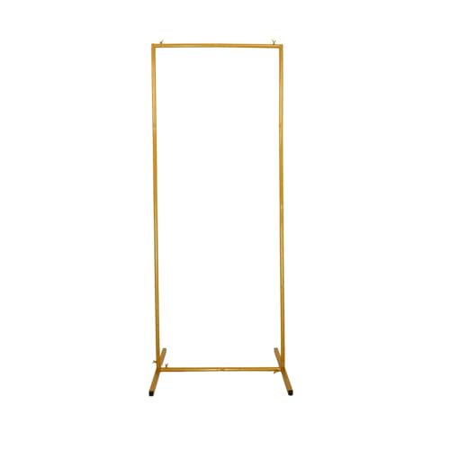 Traubogen Hochzeit Bogenständer aus Metall, Farbe Gold, Größe 5 Fuß 6 Fuß 6,6 Fuß, Hintergrund-Fotorahmen, Ballonblumenhalter for Hochzeitsparty-Dekor(6FT 80x180cm) von OPIGJUFD