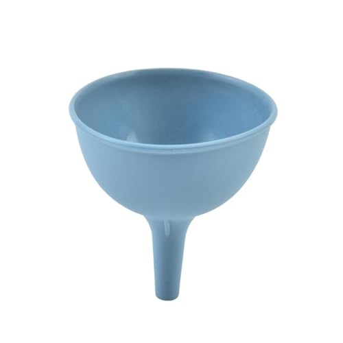 Trichter S/M/L Silikon Trichterflasche mit großem Durchmesser Filter Separator Öltopf Leeres Verpackungswerkzeug(M Medium blue) von OPIGJUFD