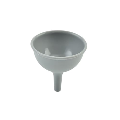 Trichter S/M/L Silikon Trichterflasche mit großem Durchmesser Filter Separator Öltopf Leeres Verpackungswerkzeug(S Gray) von OPIGJUFD