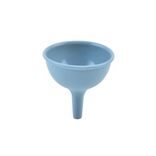 Trichter S/M/L Silikon Trichterflasche mit großem Durchmesser Filter Separator Öltopf Leeres Verpackungswerkzeug(S Medium blue) von OPIGJUFD