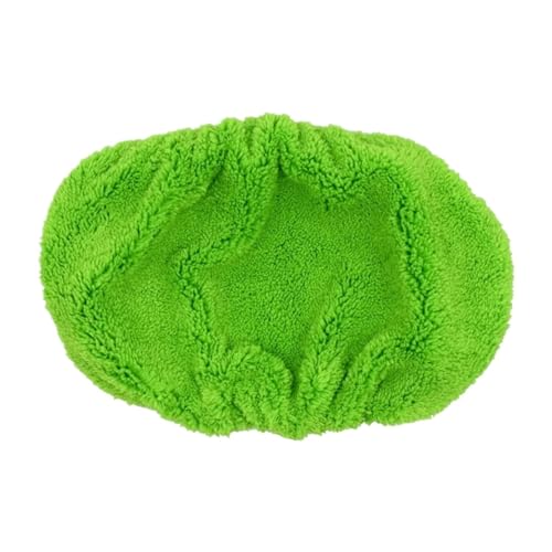 Wischmopp Bezug 2er-Pack Mopptücher, wiederverwendbare Pads, Mopp, waschbare Mikrofaser-Pads, Reinigungspads for Badezimmer, Küche, Wohnzimmer(Green) von OPIGJUFD