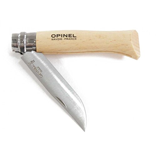 Opinel Messer Nr. 9, Edelstahl, Griff aus lackiertem Buchenholz, Auberge, Opinel Nr. 9, Edelstahl, Griff aus lackiertem Buchenholz, Auberge von Opinel