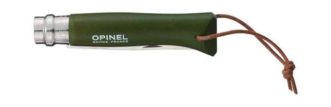 Opinel Taschenmesser N°08 8,5 cm Baroudeur khaki von OPINEL