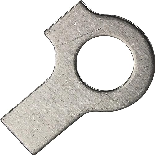 OPIOL QUALITY® 20 Stück Sicherungsbleche mit 2 Lappen 5.3 für M5 Edelstahl A2 V2A Sicherungsblech DIN 463 Sicherungsscheiben von OPIOL QUALITY