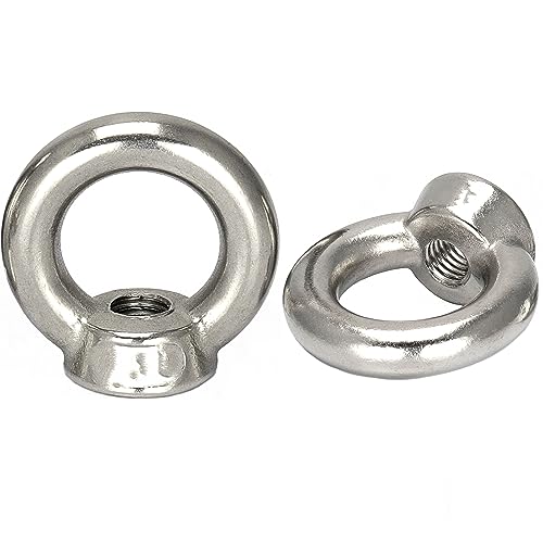 OPIOL QUALITY® 5 Stück Ringmuttern M6 Edelstahl A4 V4A Ösenmutter ähnl. DIN 582 Zurröse Ringmutter Rostfrei von OPIOL QUALITY