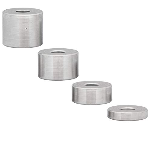 OPIOL QUALITY® Distanzhülsen M8 (Ø Innen: 8,5 mm; Ø Außen: 24 mm; Länge: 15 mm) aus Aluminium (4 Stück) Abstandshalter Abstandshülsen Distanzbuchsen Aluhülse Abstandsbuchsen von OPIOL QUALITY