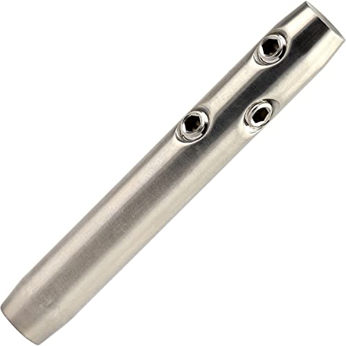OPIOL QUALITY® Gewindeterminal Linksgewinde Ø 3+4 mm aus Edelstahl A4 V4A (1 Stück) Wantenspanner Spannschraube Seilspanner Drahtseil Schraubterminal Geländerfüllung von OPIOL QUALITY