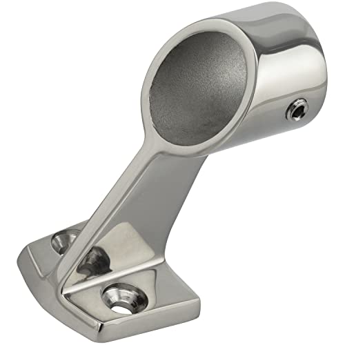 OPIOL QUALITY® Handlaufhalter Edelstahl A4 V4A 60° 22mm (4 Stück) Handlaufdurchlass Handlauf Geländer Reling Durchlass Endstück Badezimmer Rutschfest Haltegriff von OPIOL QUALITY