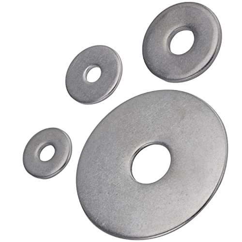 OPIOL QUALITY® Karosseriescheiben DIN 9022 / L 9022 10,5x50 mm aus Edelstahl A2 V2A (10 Stück) Große Unterlegscheiben Kotflügelscheiben Beilagscheiben von OPIOL QUALITY