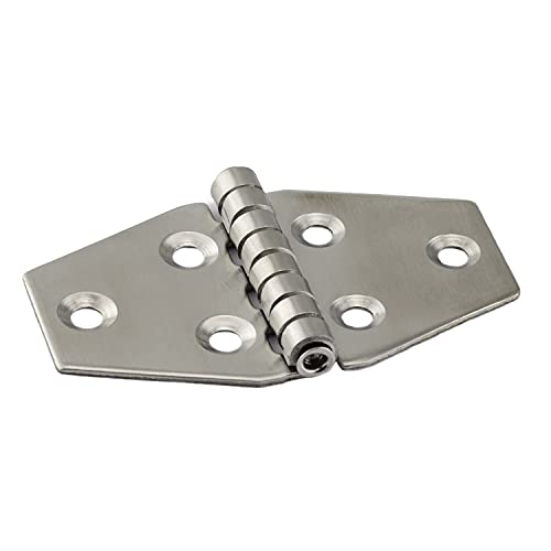 OPIOL QUALITY® Scharniere 70x40 mm (4 Stück) Edelstahl A4 Türscharnier Möbelscharnier Türband Edelstahlscharnier Pendeltürband Aufschraubband Scharnier von OPIOL QUALITY
