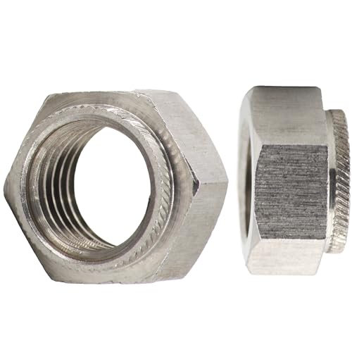 OPIOL QUALITY® Sechskant-Einpressmuttern M6 (100 Stück) aus Edelstahl A2 Schlagmutter Setzmuttern mit Ränderlung von OPIOL QUALITY