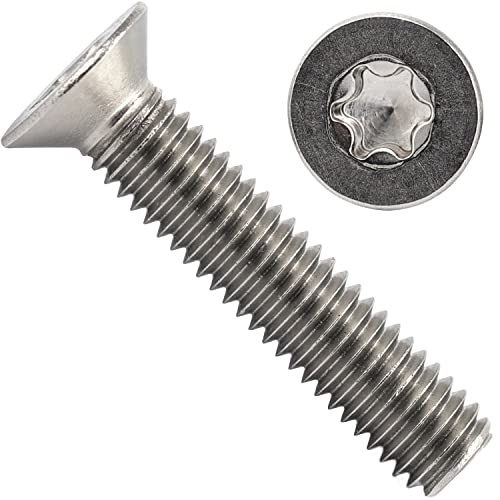 OPIOL QUALITY® Senkkopfschrauben mit Innensechsrund TX DIN 965 M4x10 mm aus Edelstahl A2 V2A (20 Stück) Vollgewinde Senkschrauben Senkkopf-Schrauben Senkkopf von OPIOL QUALITY