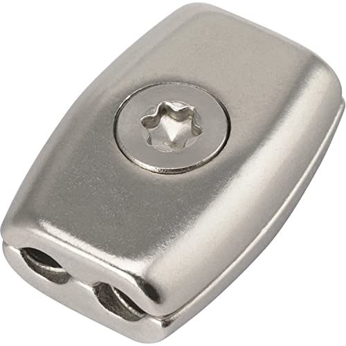 OPIOL QUALITY Drahtseilklemme Eiform 2mm Edelstahl V4A (1 Stück) Seil Stahlseil Draht Klemme von OPIOL QUALITY