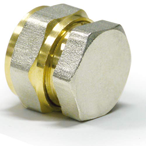 Pipetec Schraubfitting-Stopfen 26 x 3 Schraubfitting Endkappe Endstück Verbundrohr Fitting DVGW von OPIOL QUALITY