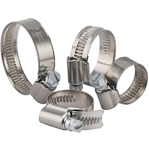 Schlauchschellen 30-45/9mm aus Edelstahl A2 (4 Stück) Schlauchklemme Rohrschellen Schlauch OPIOL QUALITY® von OPIOL QUALITY