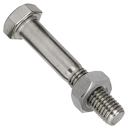 Sechskantschrauben mit Schaft M14x80 und Sechskantmuttern (5 Stück) DIN 931 + DIN 934 Holzschrauben OPIOL QUALITY® von OPIOL QUALITY