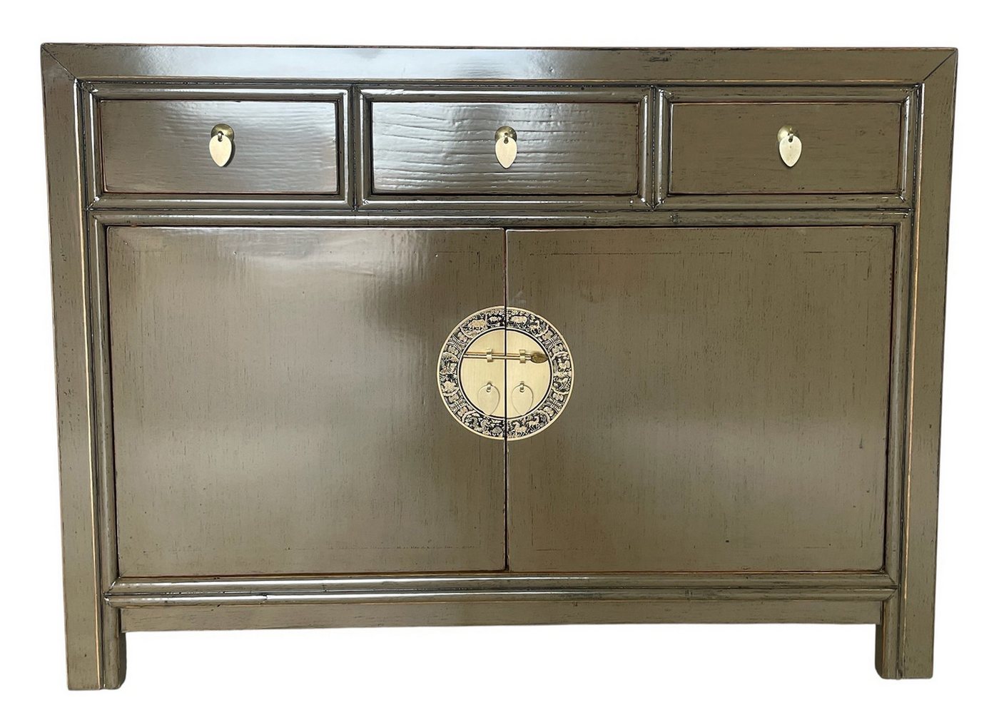 OPIUM OUTLET Kommode Sideboard Schrank Asia Möbel (BxTxH: 117x40x85 cm, Hochzeitsschrank Büffet Anrichte), chinesisch asiatisch orientalisch vintage komplett montiert von OPIUM OUTLET