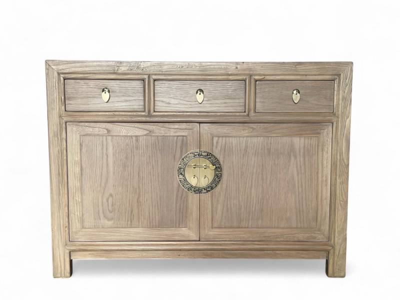 OPIUM OUTLET Kommode Sideboard Schrank Asia Möbel (BxTxH: 117x40x85 cm, Hochzeitsschrank Büffet Anrichte), chinesisch asiatisch orientalisch vintage komplett montiert von OPIUM OUTLET
