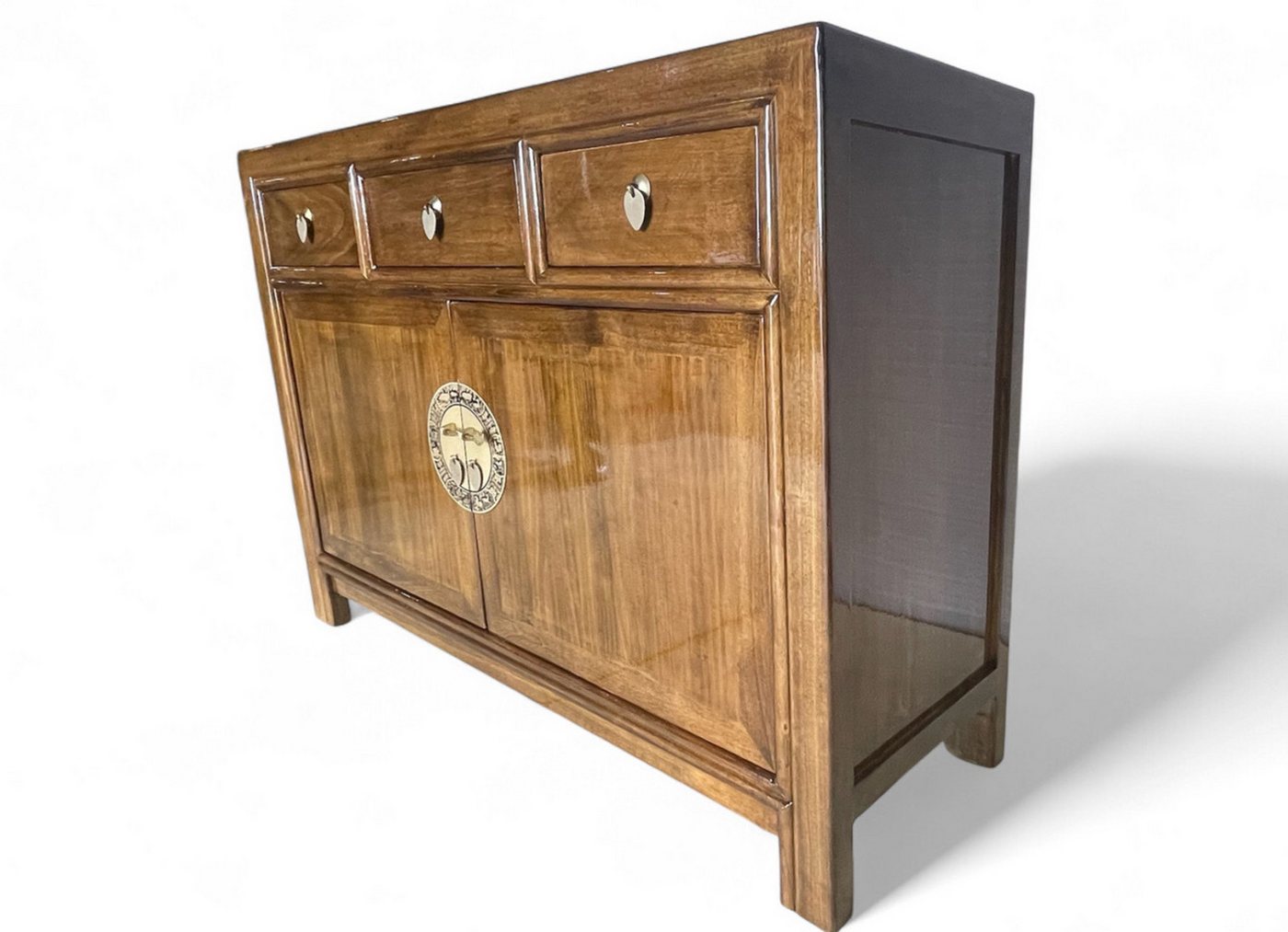 OPIUM OUTLET Kommode Sideboard Schrank Asia Möbel (BxTxH: 117x40x85 cm, Hochzeitsschrank Büffet Anrichte), chinesisch asiatisch orientalisch vintage komplett montiert von OPIUM OUTLET