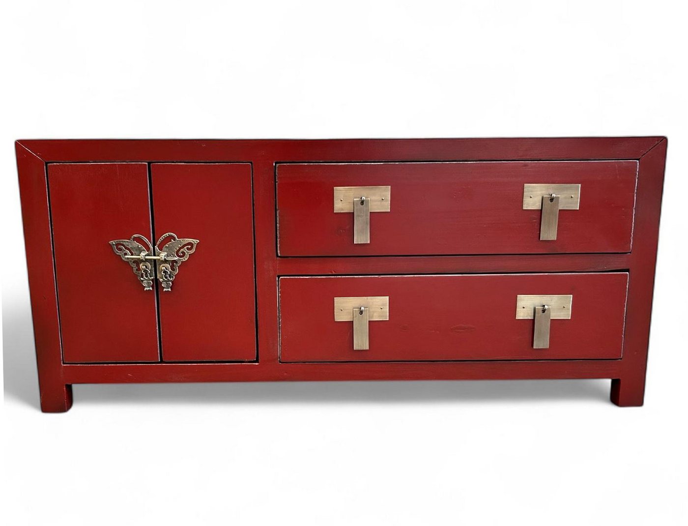 OPIUM OUTLET Kommode TV-Schrank Sideboard Kommode aus China Möbel im Vintage-Stil (Asia Schrank Anrichte Lowboard komplett montiert), chinesisch asiatisch orientalisch shabby-chic von OPIUM OUTLET
