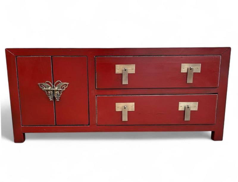 OPIUM OUTLET Kommode TV-Schrank Sideboard Kommode aus China Möbel im Vintage-Stil (Asia Schrank Anrichte Lowboard komplett montiert), chinesisch asiatisch orientalisch shabby-chic von OPIUM OUTLET
