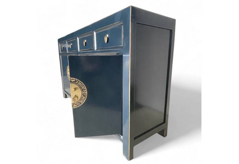 OPIUM OUTLET Sideboard Vintage Kommode Buffet fernöstlich (Asia Möbel komplett montiert, chinesisch asiatisch orientalisch), Schrank Hochzeitsschrank Anrichte von OPIUM OUTLET