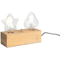 Opjet - 011409 – Stehlampe "eureka", Doppeldouille E27 und Bambus, 26 x 10 x 8 cm Opjet - 011409 – Stehlampe "eureka", Doppeldouille E27 und Bambus, 26 x 10 x 8 cm von OPJET