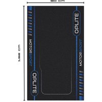 0 OPLITE Ultimate GT Bodenmatte - Schwarz/Blau (152 * 90cm) von OPLITE Games