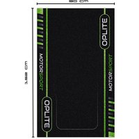0 OPLITE Ultimate GT Bodenmatte - Schwarz/Grün (152 * 90cm) von OPLITE Games