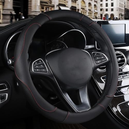 OPNHAY Auto Lenkradbezug für Mitsubishi ASX, Leder Atmungsaktive Lenkradabdeckung, rutschfeste Langlebig Lenkradhülle - Auto Lenkrad Abdeckung Dekoratives Zubehör,Black OPNHAY Auto Lenkradbezug für Mitsubishi ASX, Leder Atmungsaktive Lenkradabdeckung, rutschfeste Langlebig Lenkradhülle - Auto Lenkrad Abdeckung Dekoratives Zubehör,Black von OPNHAY