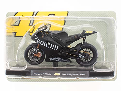 OPO 10 - Motorrad 1/18 von "The Doctor Valentino Rossi #46, Reproduktion kompatibel mit Yamaha YZR-M1 - Test Phillip Island 2005 - VR032 OPO 10 - Motorrad 1/18 von "The Doctor Valentino Rossi #46, Reproduktion kompatibel mit Yamaha YZR-M1 - Test Phillip Island 2005 - VR032 von OPO 10