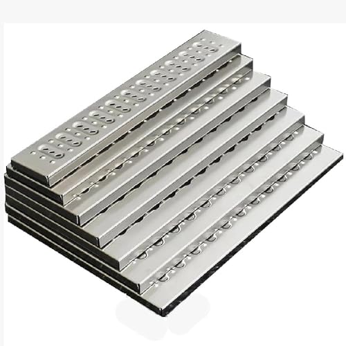 OPOLDBDMAC Abflussgitter Entwässerungsgitter Aus Edelstahl Bodenablauf Kanalisationsabdeckung Abwasserrost Küche Garage Hof Kanalrost For Blockieren Von Schmutz(58x15x2.5cm/22.9x6x1in) von OPOLDBDMAC