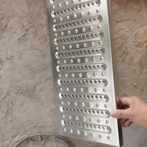 OPOLDBDMAC Abflussrost Rechteckig Kanalisationsabdeckung Küche, Gehweg Entwässerungsrost Kanalrost Ablaufgitter Aus Edelstahl Abflussgitter, 20-35 Cm Breit(58x20x2.5cm/22.9x7.9x1in) von OPOLDBDMAC