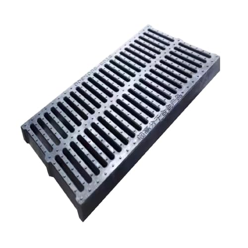 OPOLDBDMAC Entwässerungsrinnen Kanalisationsrost Ersatz Robuster Ablaufrost, Gehweg Entwässerung Kanalisation Abflussabdeckung 40cm 50cm Quadratischer Abflusssieb(50X20X3cm/19.7X7.9X1.2in) von OPOLDBDMAC