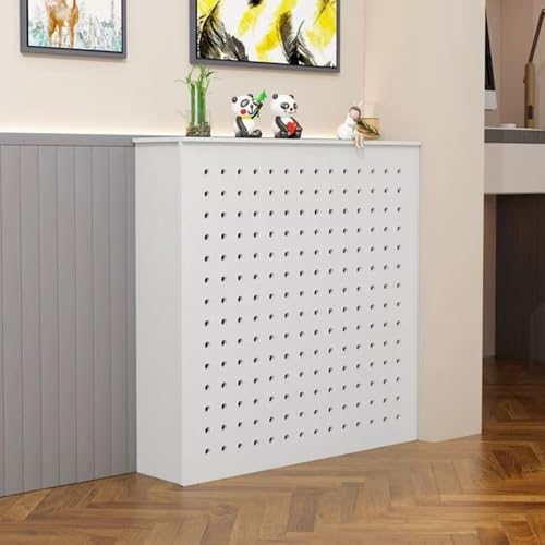 OPOLDBDMAC Heizkörperabdeckung Dampfheizkörperabdeckungen Für Schlafzimmer, 50 60 70 80cm Vierseitige Heizkörperabdeckung PVC-Heizschrank Schutzabdeckung Für Das Wohnzimmer(32"Lx32"Hx8"W/80x80x20cm) von OPOLDBDMAC