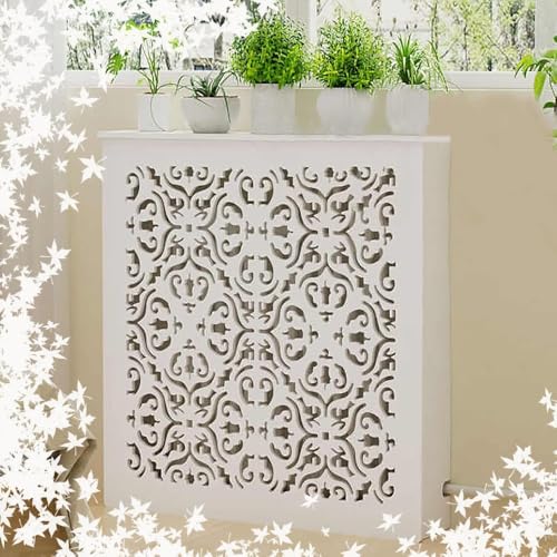 OPOLDBDMAC Heizkörperabdeckung Heizkörperverkleidung Heizungsverkleidung Heizungsabdeckung Schlafzimmer Heizkörper Verkleidung Abdeckung Wärmepumpe Verkleidung(39.4Lx35.4Hx7.9"/100x90x20cm) von OPOLDBDMAC