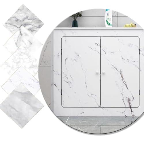 OPOLDBDMAC Heizungsverkleidung PVC-Schrank Heizkörperverkleidung Mit Top Lagerung Design，Modern Gitter Abdeckung Für Verstaute Rohre Verstecken Staubdicht Atmungsaktiv(4-side-B,60x60cm/23.6x23.6in) von OPOLDBDMAC