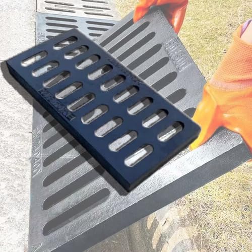 OPOLDBDMAC Robuster Abflussrost Aus Gusseisen Ablaufgitter, Metall Abflussgitter Regenrinnen Ersatz Abdeckung Rechteckiges Kanalisationsabdeckung Für Den Außenbereich(19 3/4x11 3/4x1 1/8"(50x30x3cm)) OPOLDBDMAC Robuster Abflussrost Aus Gusseisen Ablaufgitter, Metall Abflussgitter Regenrinnen Ersatz Abdeckung Rechteckiges Kanalisationsabdeckung Für Den Außenbereich(19 3/4x11 3/4x1 1/8"(50x30x3cm)) von OPOLDBDMAC