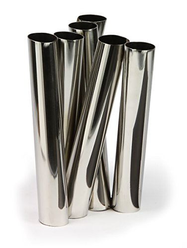 OPOSSUM design 313 Vase Sextet(Te) Chromium, Metall, Chrom, 16 x 16 x 23 cm von OPOSSUM design